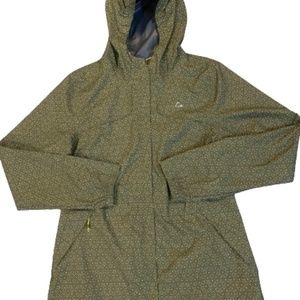 NWOT PARADOX Long sleeve hooded rain jacket